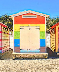 Rainbow Beach Hut – Brighton Beach, Melbourne, Australia