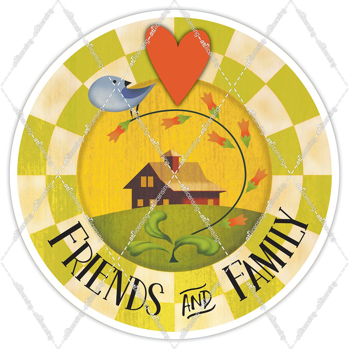 Friends-Family-Farm Coaster
