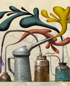 Vintage Oil Can Montage 2