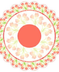 Red Tulips Round