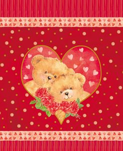 Bears In Love Heart