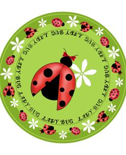 Round Lady Bug