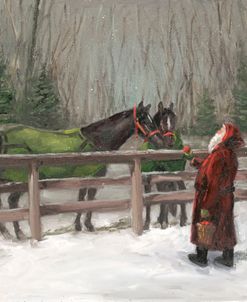 Santa with Horses