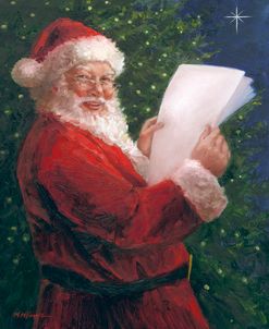 Santa With Blank Letters