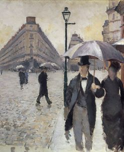 Caillebotte-Rainy Day In Paris