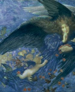 Night with her Train of Stars – Edward Robert Hughes