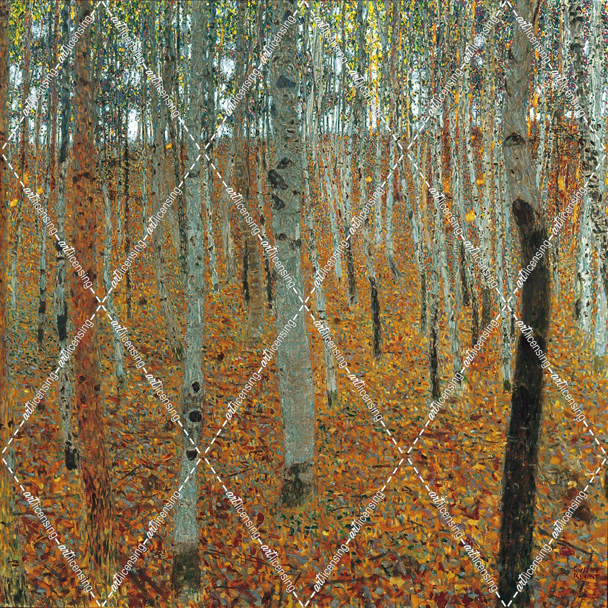 Klimt-Forest of Beech Trees