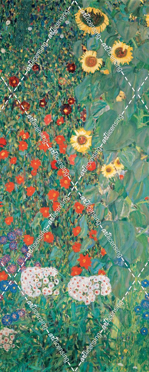 Klimt-Garden of Sunflowers