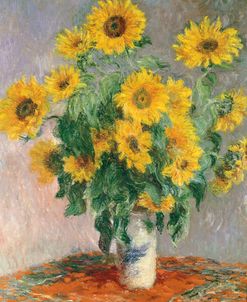 Monet-Sunflowers