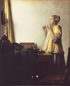 Woman with Pearl Necklace – Vermeer