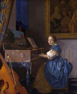 Seated Harpsichord Player – Johannes Vermeer