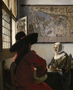 Officer And a Laughing Girl – Johannes Vermeer