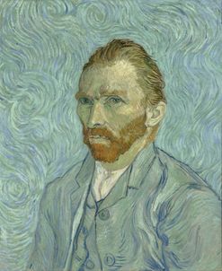 Self Portrait In Aqua – Vincent Van Gogh