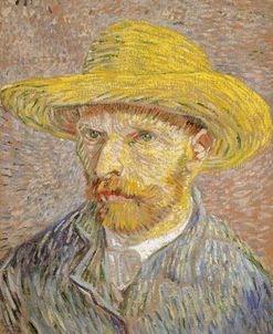 Self Portrait With Yellow Hat – Vincent Van Gogh