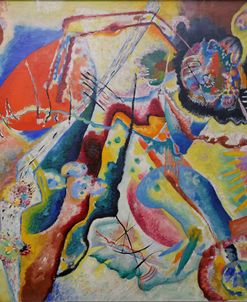 Bild Mit Rotem Fleck – Wassily Kandinsky