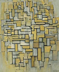 Composition in Brown and Gray – Piet Mondrian