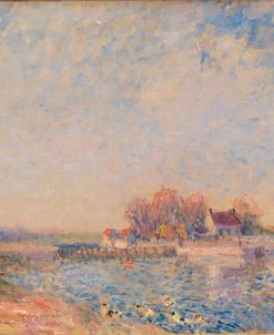 Saint Mammes-Loing Canal – Alfred Sisley