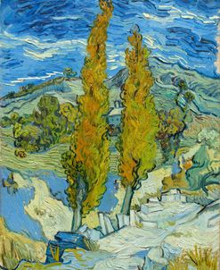 Two Poplars – Vincent Van Gogh