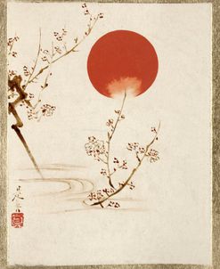 Sun And Plum Branches – Shibata Zeshin