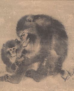 Monkey and Offspring (1790) – Mori Sosen