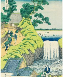 The Falls At Aoigaoka In The Eastern Capital – Katsushika Hokusai
