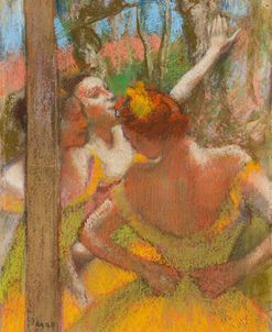 Dancers In Yellow – Edgar Degas