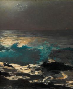 Moonlight Wood Sland Light – Winslow Homer