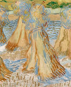 Field With Wheat Stacks – Vincent van Gogh