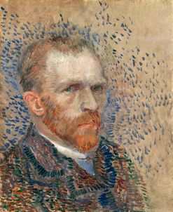 Self Portrait With Fading Background – Vincent van Gogh