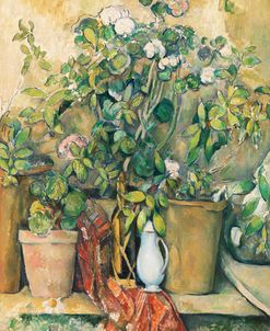 Terracotta Pots And Flowers – Paul Cezanne
