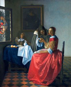The Girl With A Wine Glass – Johannes Vermeer