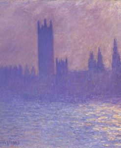 Houses Of Parliament, Effect Of Sunlight – Claude Monet