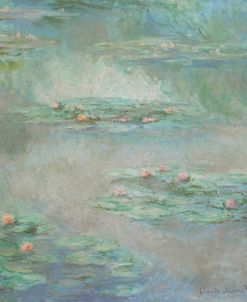 Waterlilies in Aqua – Claude Monet