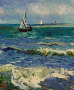 Seascape near Les Saintes-Maries-de-la-Mer – Vincent van Gogh