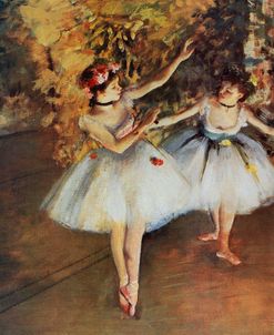 Two Dancers on a Stage – Edgar Degas