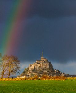 Double Rainbow In Mont Saint Michel
