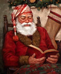 Santa Reading