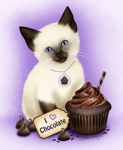 Chocolate Cupcake Kitten
