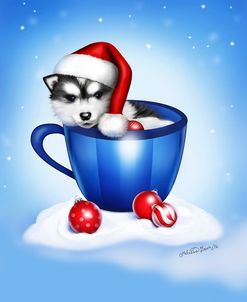 Christmas Coffee Dog