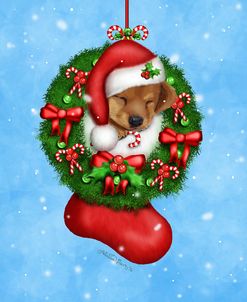 Christmas Stocking Puppy