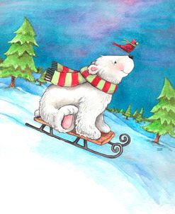 Polar Bear and Sled