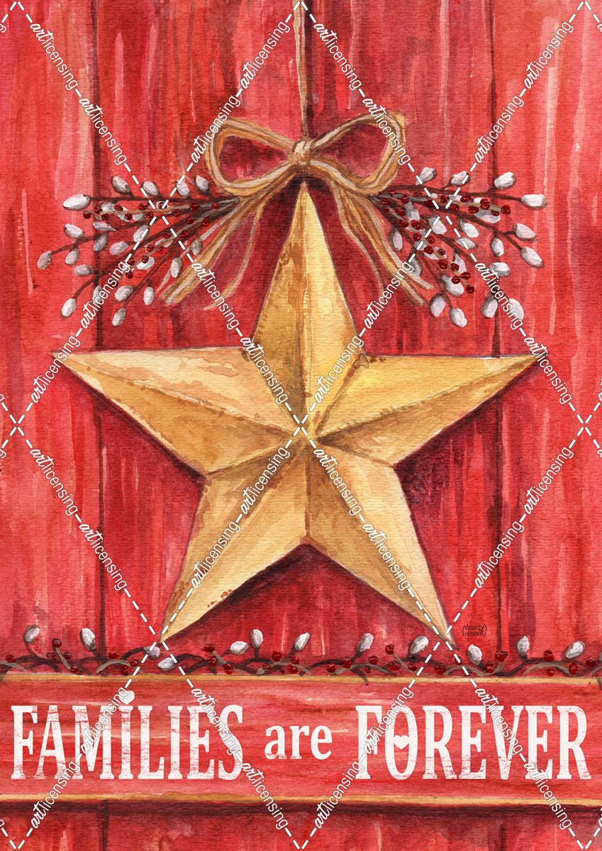 Gold Barn Star Families Are Forever
