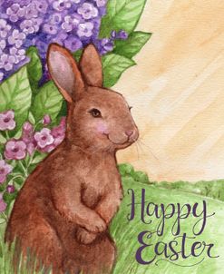 Happy Easter Bunny in Lilacs 2