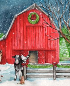 Barnyard Animals Winter