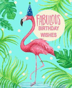 Fabulous Birthday Wishes Flamingo