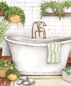 Bathtub With Plants