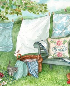 Grandma’s Laundry In The Summer