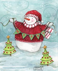 Snowman Merry