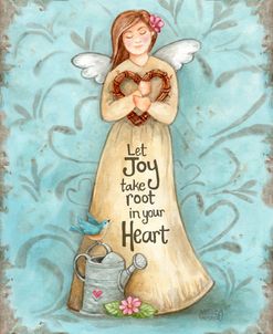 Joy In Your Heart Angel With Blue Bird