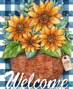 Sunflower Basket Welcome